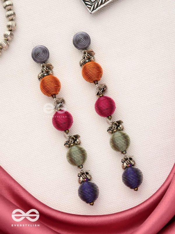 The Musical Threads - Oxidised Earrings