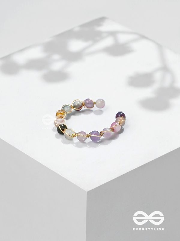 The Pastel Gravel  - Golden Ring (Adjustable)