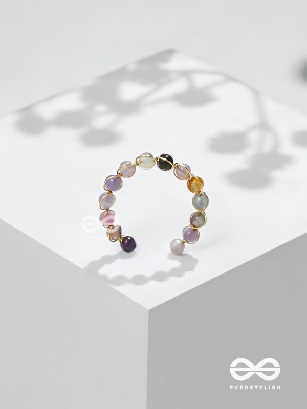 The Pastel Gravel  - Golden Ring (Adjustable)