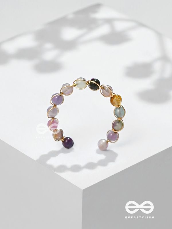 The Pastel Gravel  - Golden Ring (Adjustable)