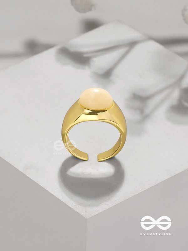 The Latte Lullaby - Golden Ring (Adjustable)