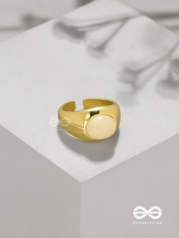 The Latte Lullaby - Golden Ring (Adjustable)