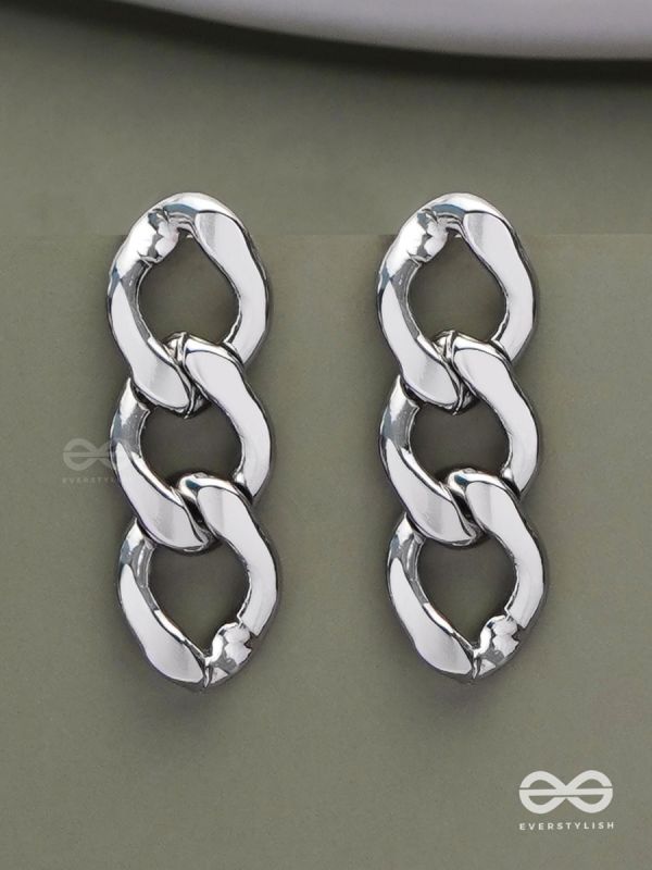 Infinite Glamour- Modern Chain Earrings