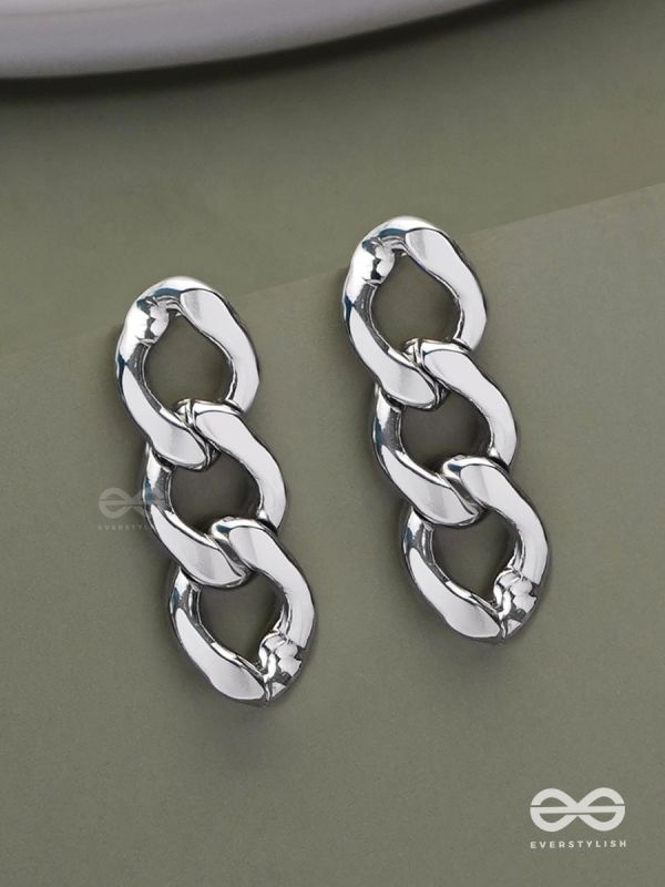 Infinite Glamour- Modern Chain Earrings