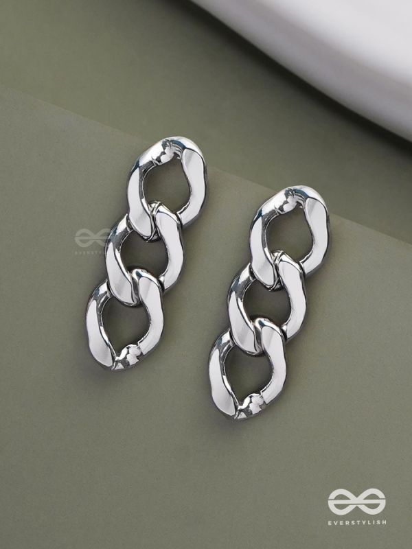 Infinite Glamour- Modern Chain Earrings