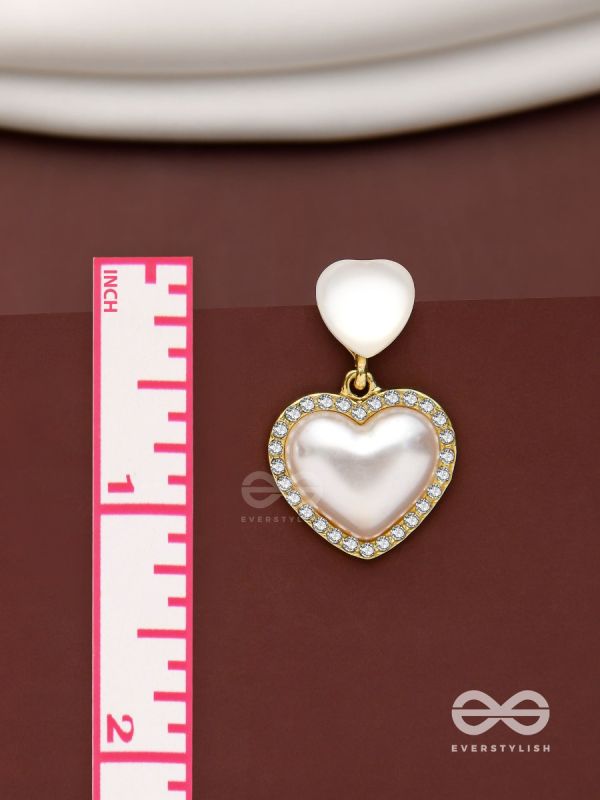 Cherished Hearts- Sparkling Stud Earrings