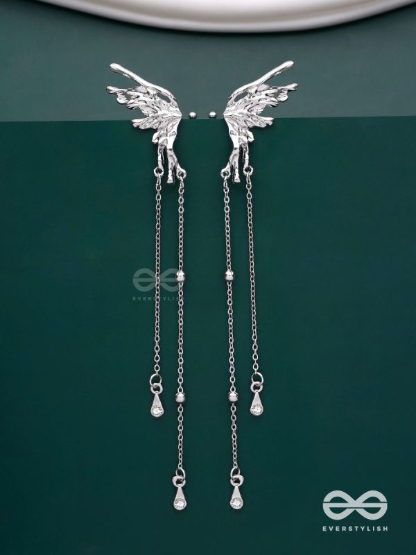 Angel Whispers- Divine Drop Ear cuffs (Both Ear)