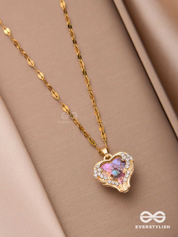 Glittering Heart - Crystal Love Pendant