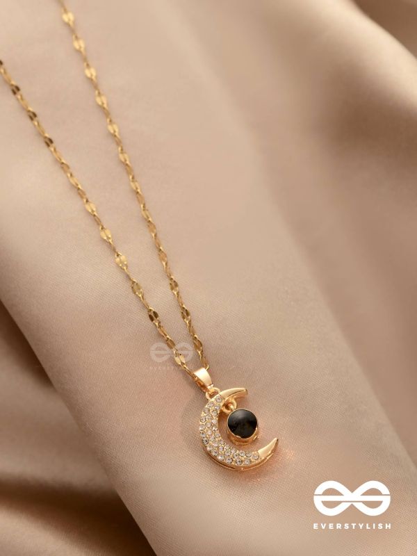 Lunar Glow - Crescent Moon Pendant