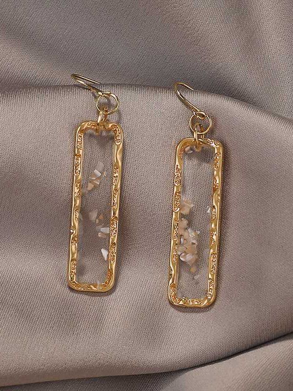 GOLDEN MIRAGE - GLITTER RESIN EARRINGS