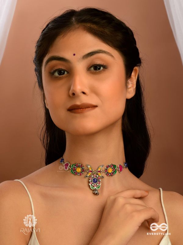 TRIBAL HEART- FUSION OXIDISED CHOKER