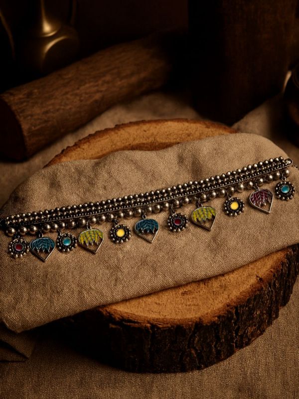 HEARTFOLK CHARM - TRIBAL OXIDISED CHOKER