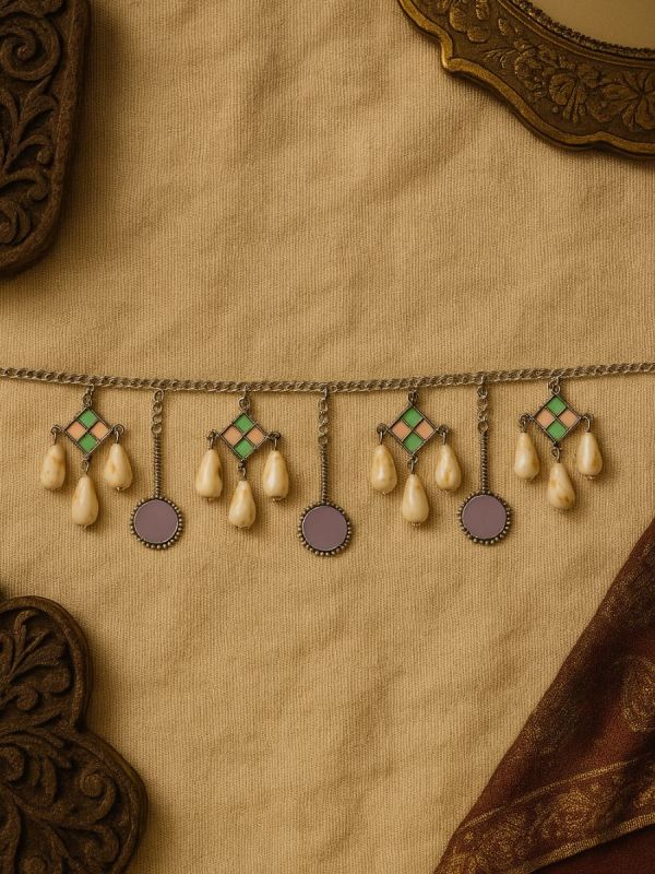 DROPLET DREAM - ENAMELLED CHARM NECKLACE