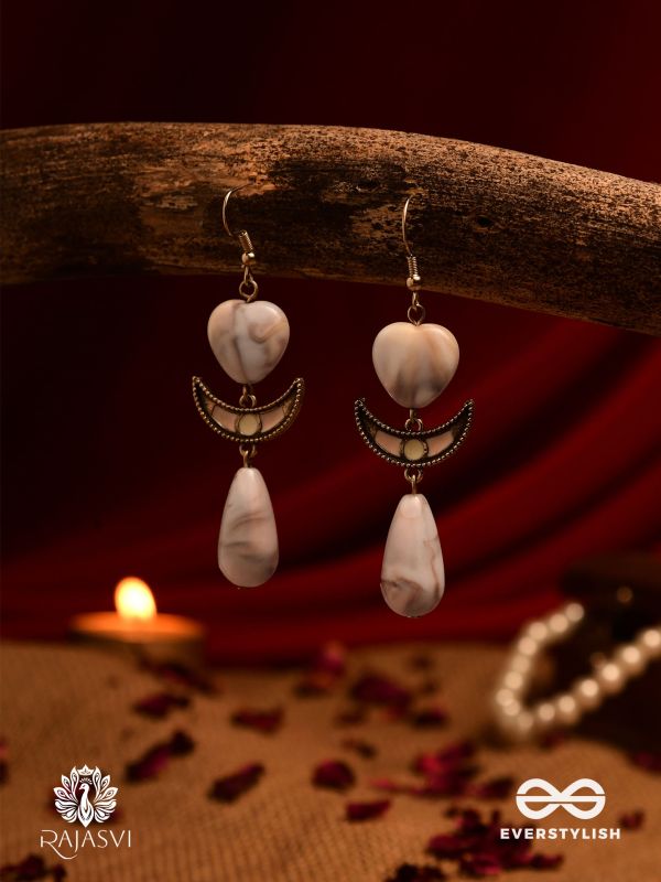 SAND GLOW - EARTHY STONE EARRING