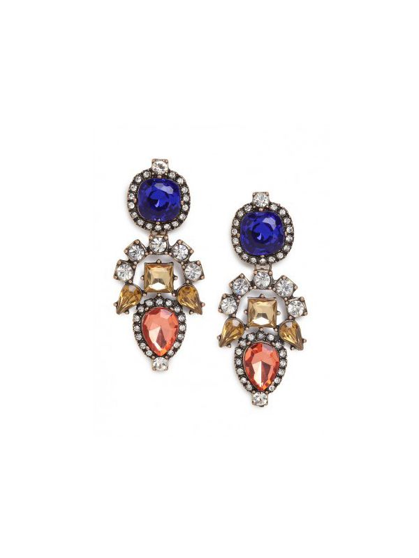 Twinkle in My Eyes Earrings- Midnight Blue