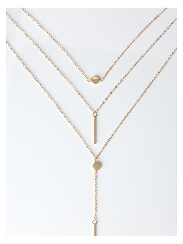 The Style Slayer Multilayered Golden Necklace