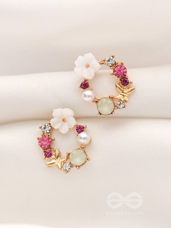 The Essence of Spring - Cute Embellished Earrings