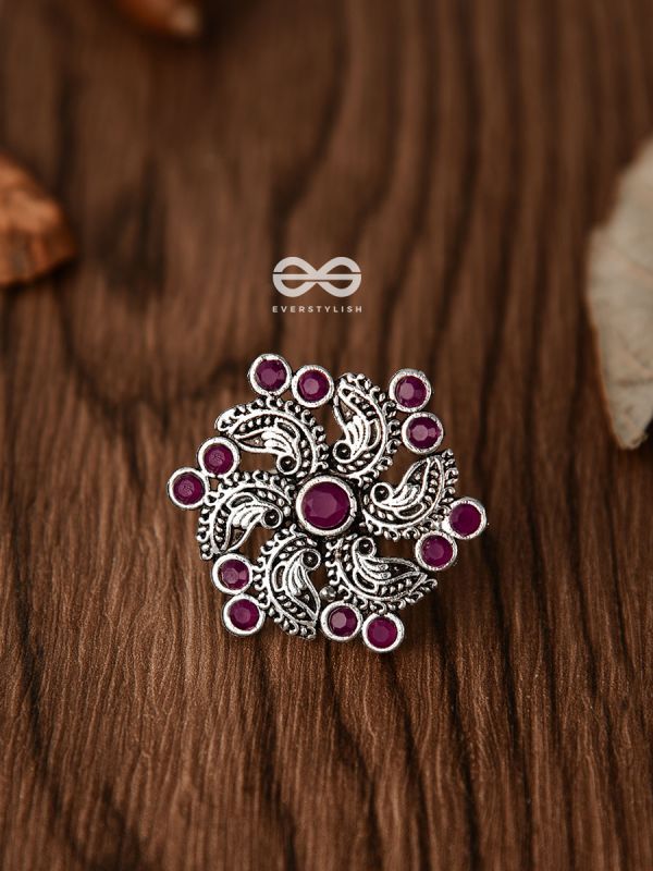 I'm a Whirlwind (Ruby Red) - The Embellished Oxidised Collection