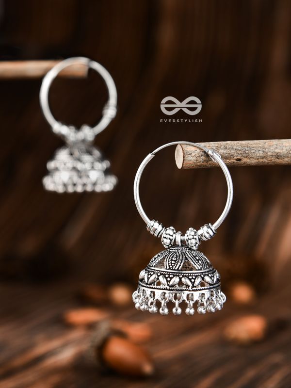 The Beautiful Intricate Hoop Jhumkis