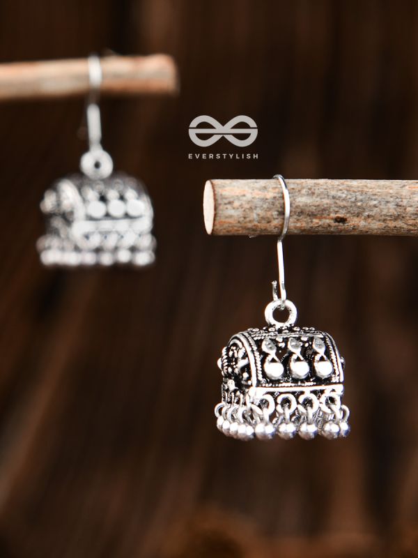The Cute Little Dome Jhumkis- Tiny Trinket Earrings