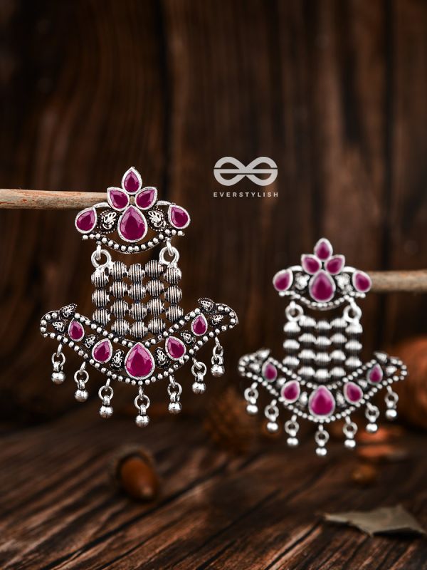 The Statement Makers (Ruby Red) - Embellished Oxidised Collection