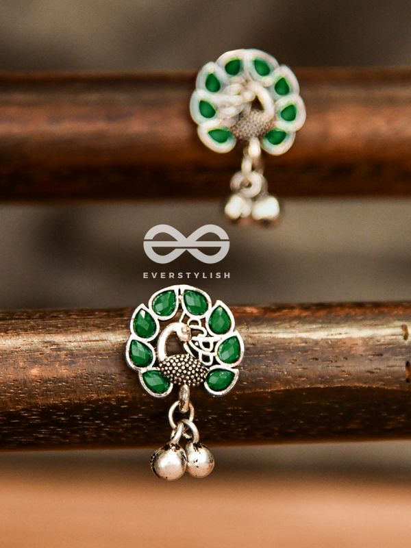 The Vintage Peacocks (Ruby Red) - The Melodious Ghungroo Collection