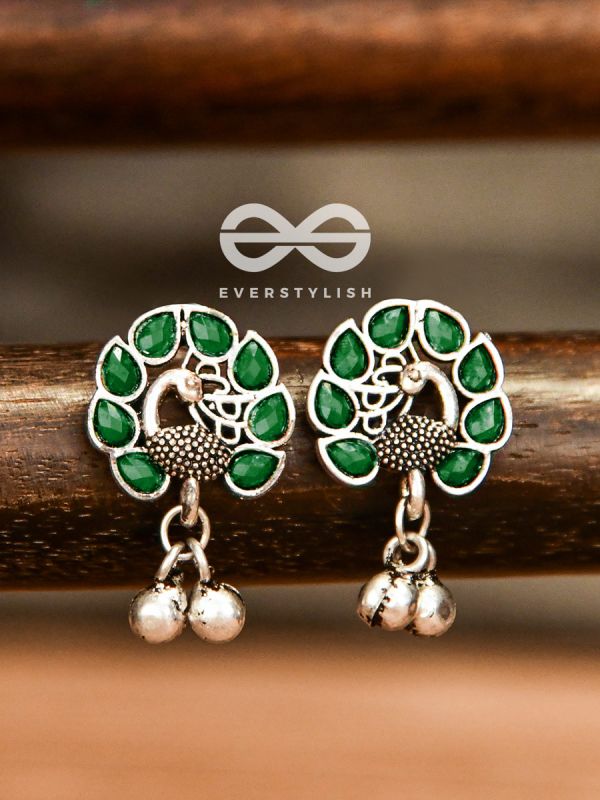 The Vintage Peacocks (Ruby Red) - The Melodious Ghungroo Collection