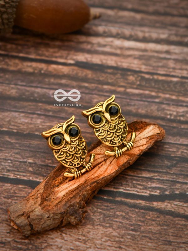 The Little Cute Owls - Tiny Trinket Earrings