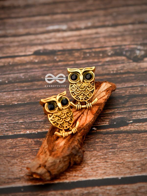 The Little Cute Owls - Tiny Trinket Earrings