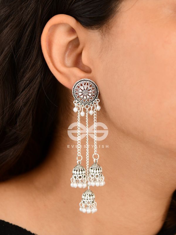An Intricate Delight - Triple Boho Jhumkis