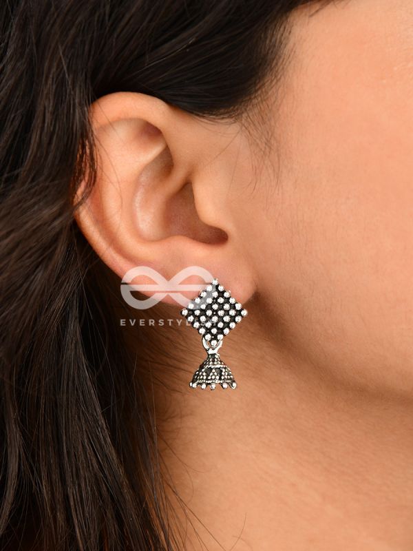 The Dotted Bohemian Geometry - Tiny Trinket Earrings