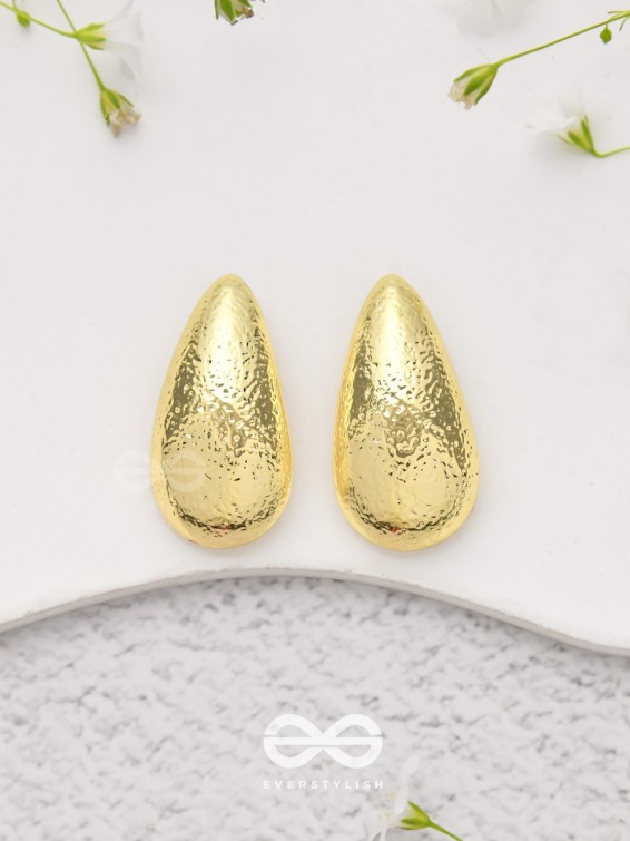 Droplet Delights - Golden Earrings