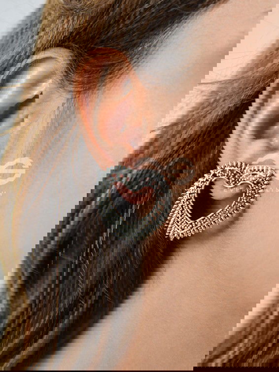 The Little Bohemian Heart - Oxidised Boho Earrings