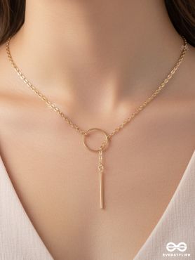 The Dainty Elegance - Golden Neckpiece With Anti-Tarnish Coating