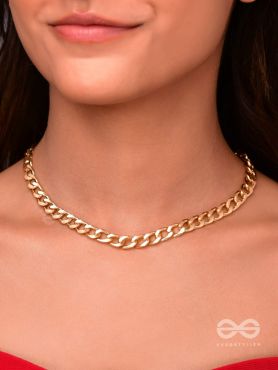 "The Chain of Command" - Golden Statement Neckpiece