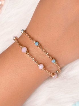 A SWEET SYMPHONY - BEADED LAYERED BRACELET