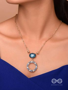 The Celestial Reflections - Casual And Modern Neckpiece With Anti-Tarnish Coating 
