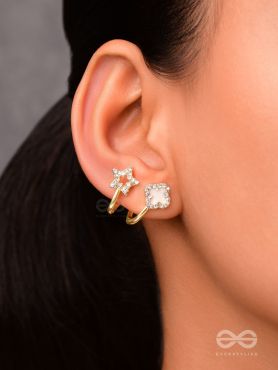 MAKE A WISH - STUD EARRINGS (WHITE)