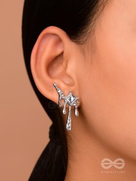 LIKE A DRIP, DRIP - SILVER STATEMENT STUDS