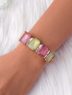 A SHIMMERING WONDER - CLASSY STATEMENT BRACELET