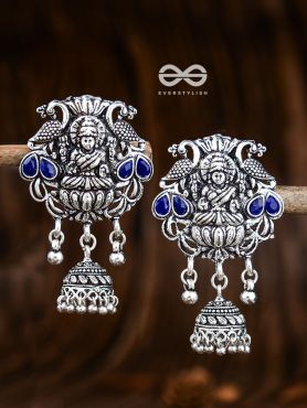 The Divine Goddess (Sapphire Blue) - Embellished Oxidised Collection