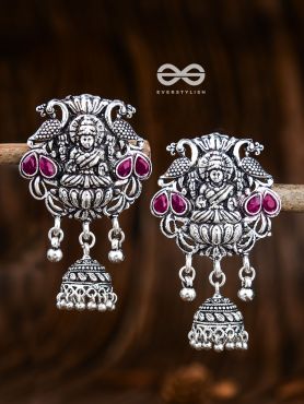 The Divine Goddess (Ruby Red) - Embellished Oxidised Collection