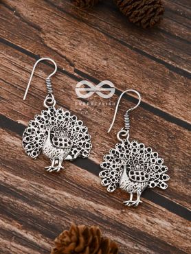 The Fanning Peacocks - Tiny Trinket Earrings