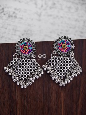 The Criss Cross Sun (Multicoloured) - The Embroidered Oxidised Collection