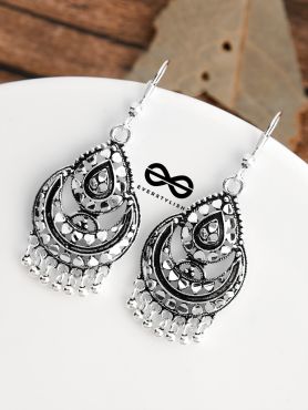 The Intricate Shimmery Droplets - The Oxidised Boho Collection