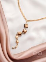 Drop Dead Gorgeous Golden Embellished Necklace With Anti-Tarnish Coating 