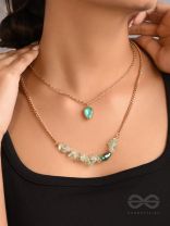 The Royal Simper- Golden Layered Necklace With Anti-Tarnish Coating 