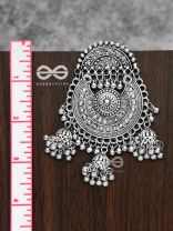 A Boho Dream - Oxidised Triple Jhumki Danglers