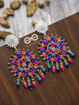 The Delightful Dreamy Danglers (Multicoloured)- The Embellished Oxidised Collection