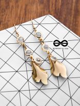 The Drops of Shimmer Danglers - The Golden Charm Collection